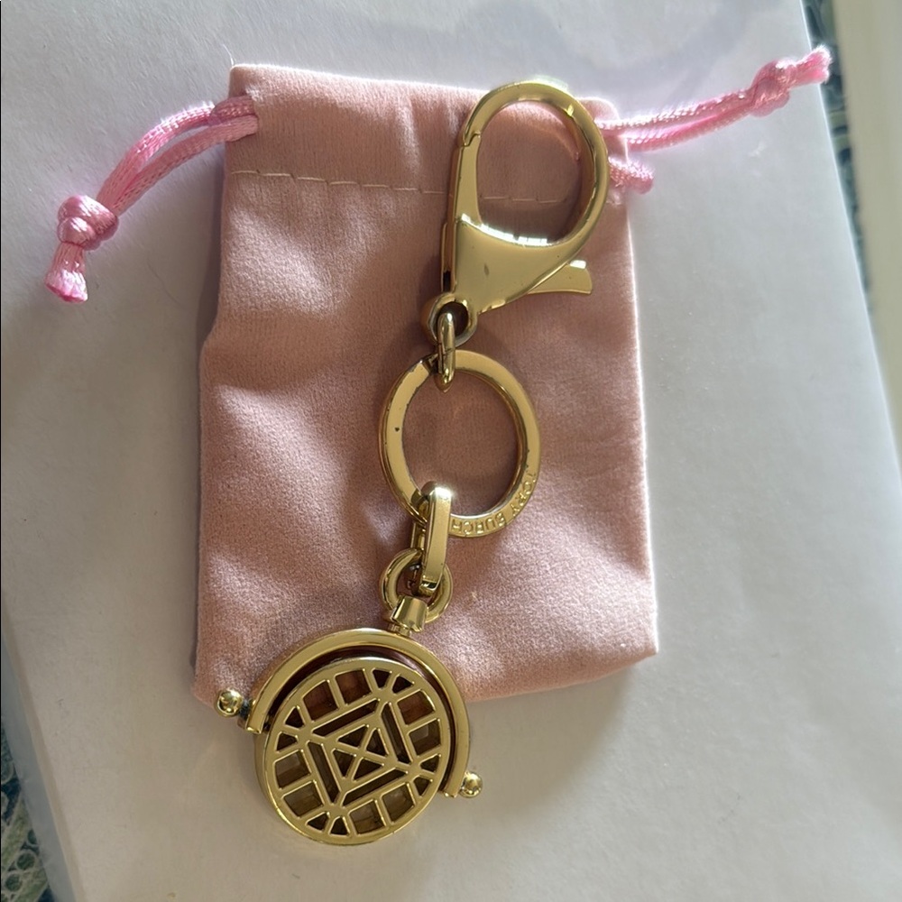 Tory Burch Gold Keychain Accessory
